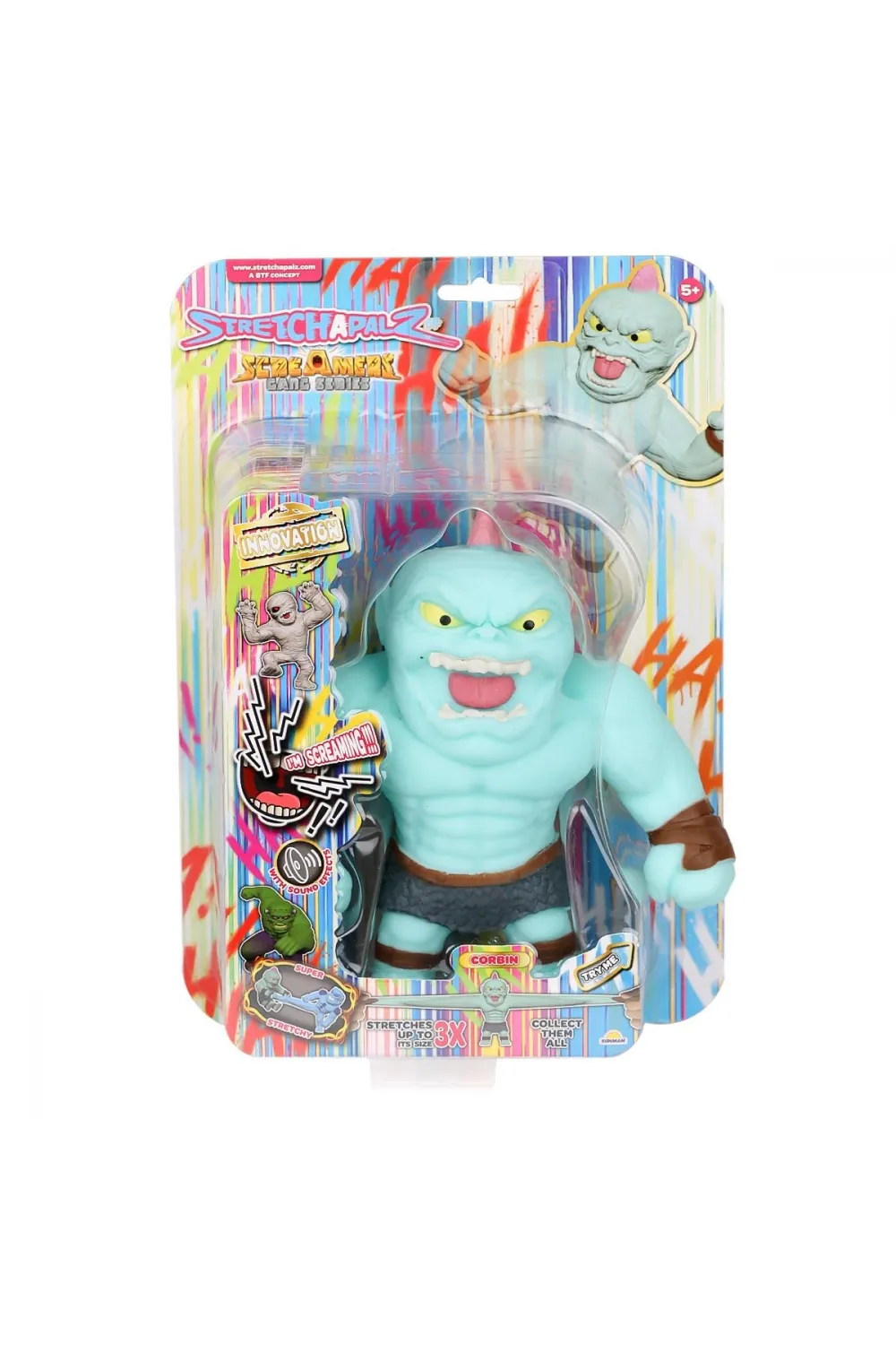 1012358 Sesli Stretchapalz Screamers Gang Seri 16 cm -Sunman