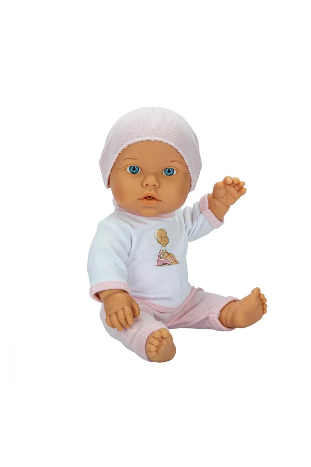 1030141 Sesli Bebelou Tuvalet Zamanı Bebek Seti 32 cm -Sunman