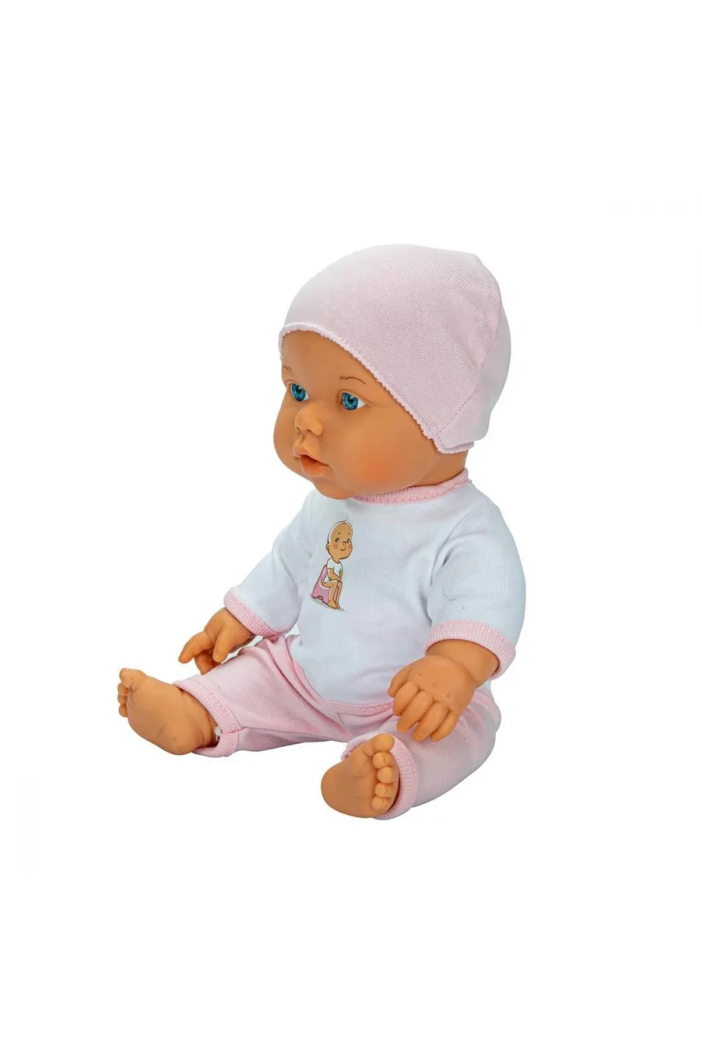 1030141 Sesli Bebelou Tuvalet Zamanı Bebek Seti 32 cm -Sunman
