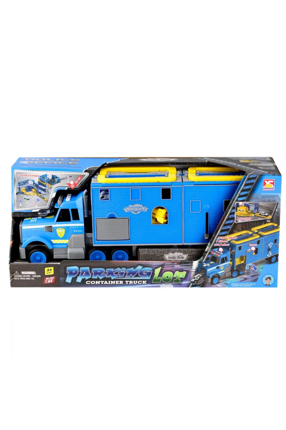 4345 Sesli Işıklı Transporter Garaj Seti