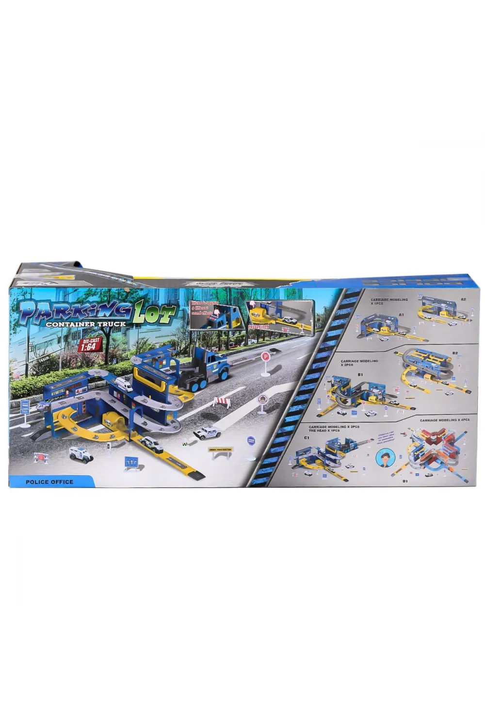 4345 Sesli Işıklı Transporter Garaj Seti