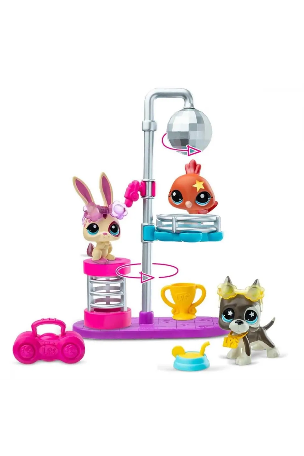 6377 SUN- LİTTLEST PETSHOP MİNİŞLER  DISCO NİGHT  OYUN SETİ
