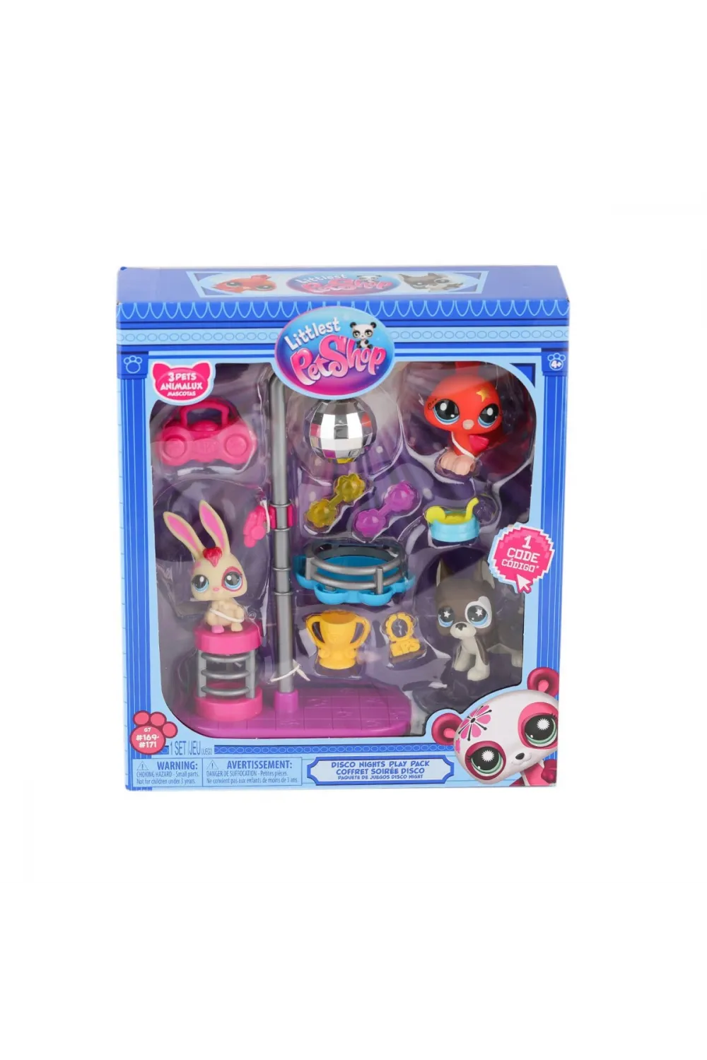 6377 SUN- LİTTLEST PETSHOP MİNİŞLER  DISCO NİGHT  OYUN SETİ