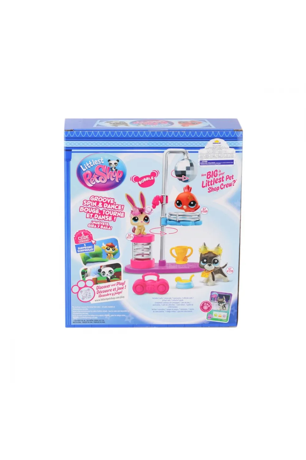 6377 SUN- LİTTLEST PETSHOP MİNİŞLER  DISCO NİGHT  OYUN SETİ