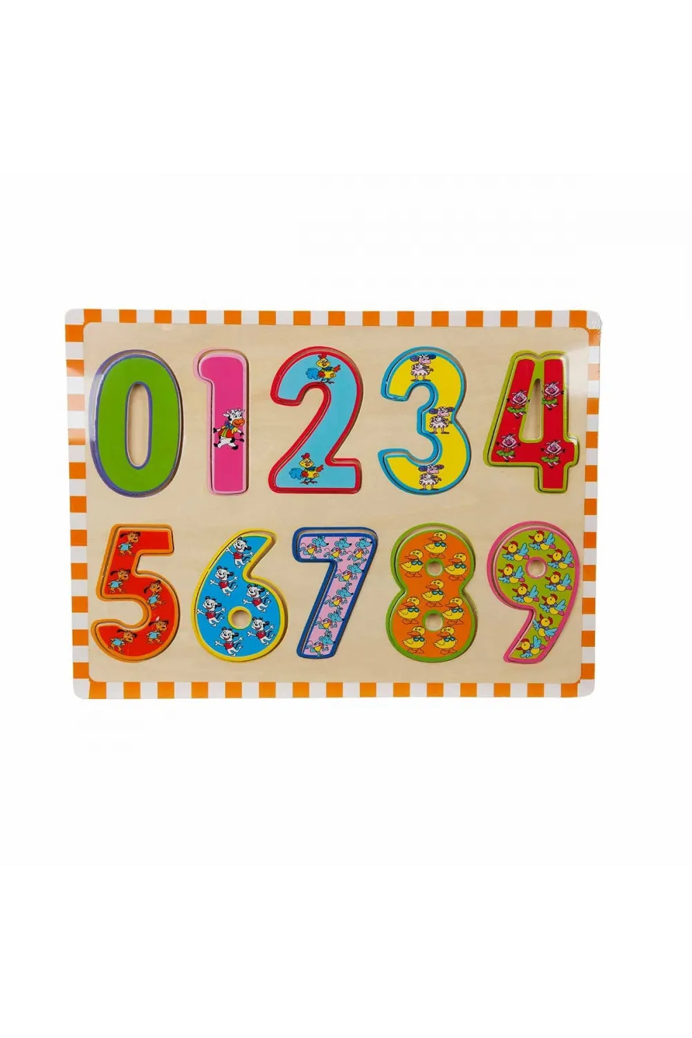 5215 -Wooden Puzzle Numbers 10 Parça