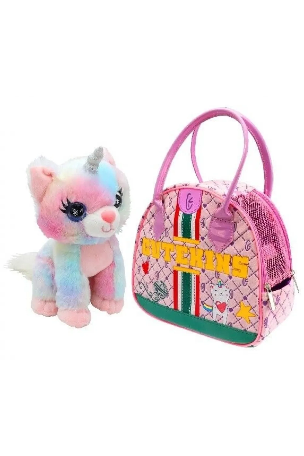50455 SUN-FNV-CUTEKINS PELUŞ CATICORN POSH TAŞIMA ÇANTALI