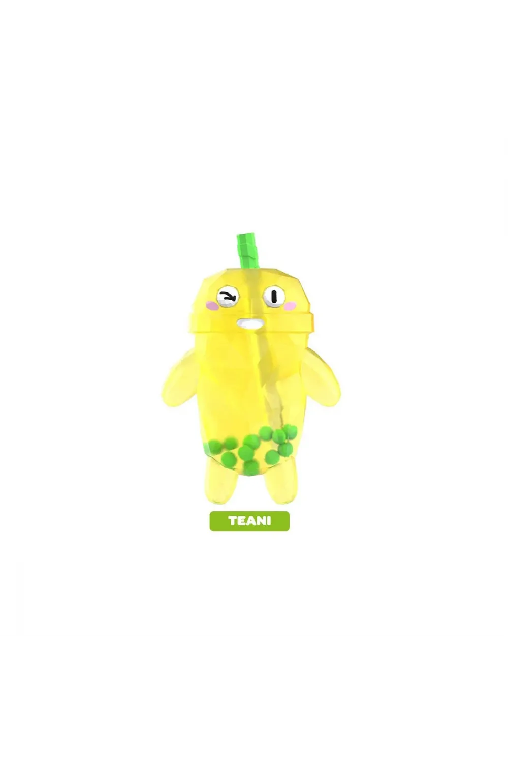 12387 SUN-BTF-FİGÜR BUBBLE TEA CRYSTAL BOBA PALS SERIES 14CM 6A