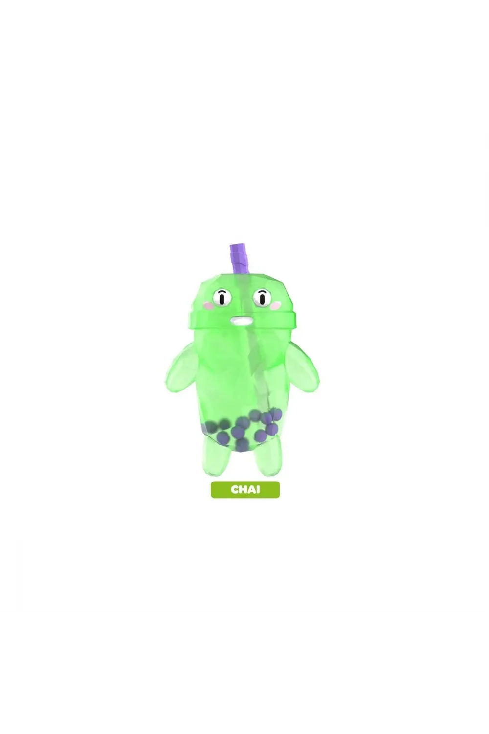 12387 SUN-BTF-FİGÜR BUBBLE TEA CRYSTAL BOBA PALS SERIES 14CM 6A