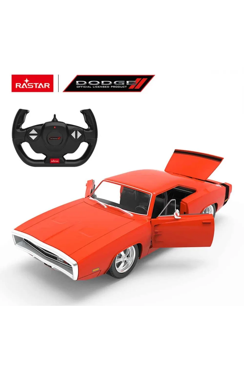 1099000 SUN-RAS-RC ARABA 1 16 1970 DODGE CHARGER RT FF SESLİ IŞIKLI 2 4GHZ