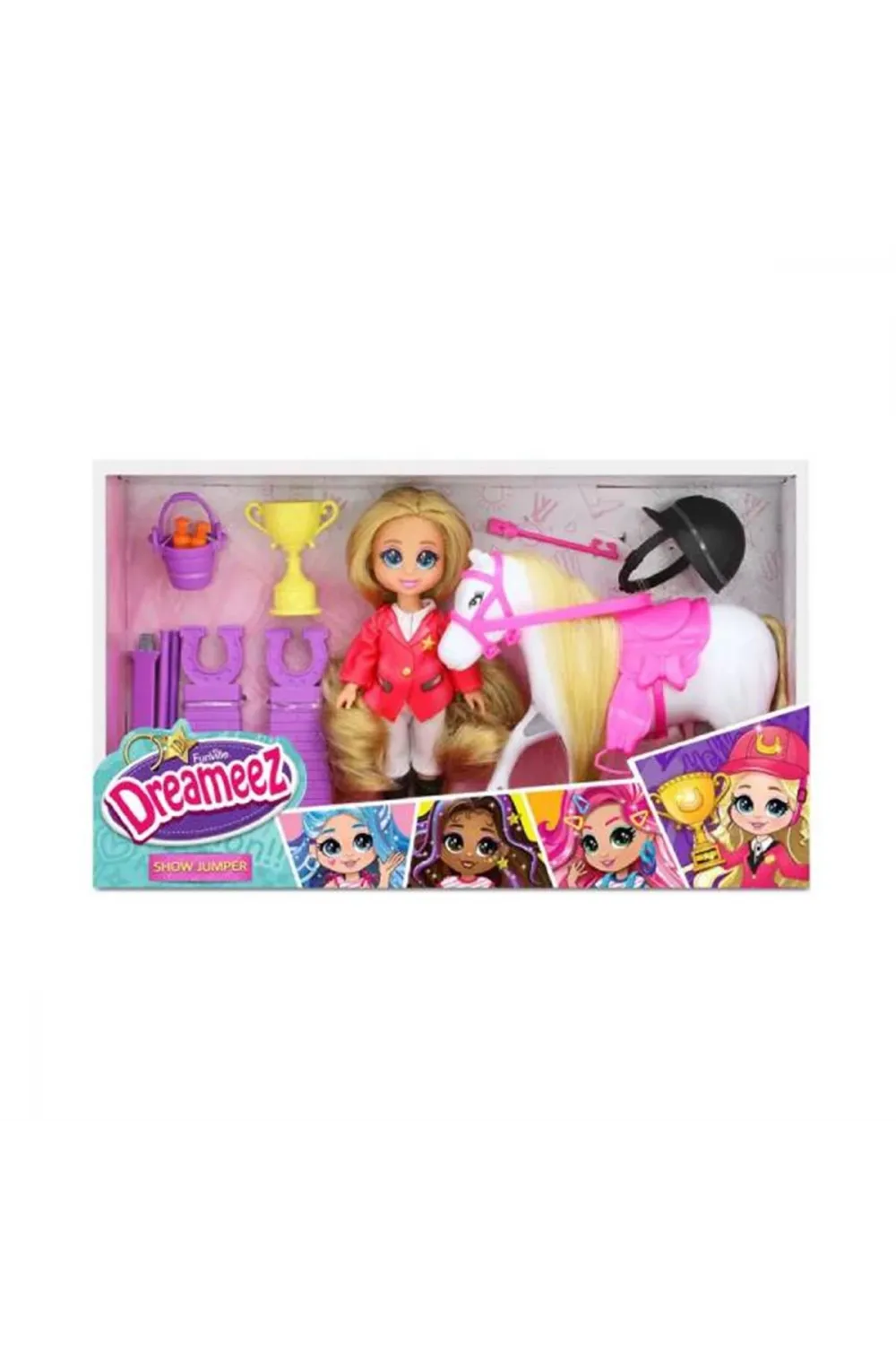 81108 SUN-FNV-MNK-BBK DREAMEEZ MİNİ AT BİNİCİ BEBEK SET