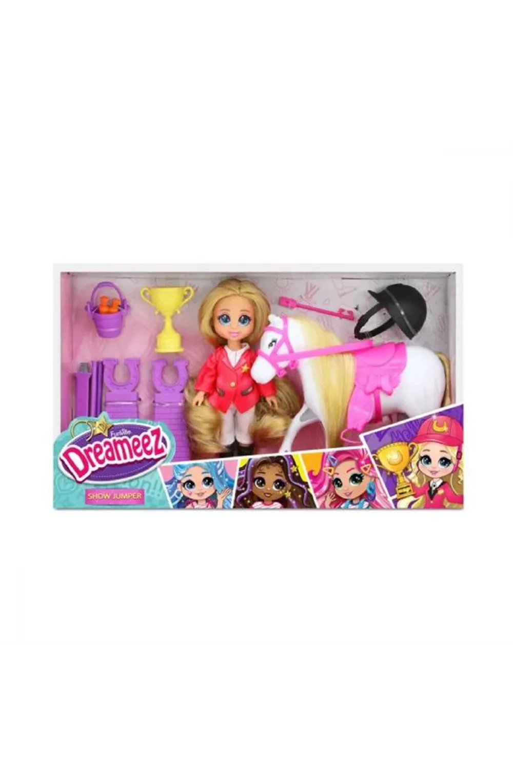 81108 SUN-FNV-MNK-BBK DREAMEEZ MİNİ AT BİNİCİ BEBEK SET