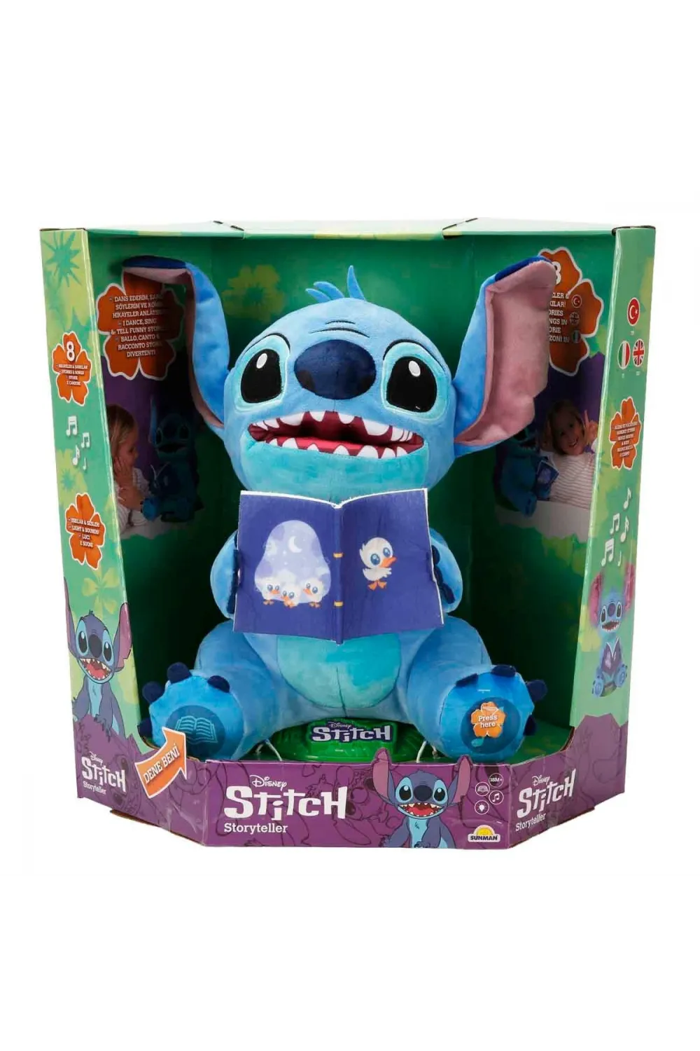 92792 SUN-IMC-PELUŞ STITCH STORYTELLER FONK SESLİ IŞIKLI STCH