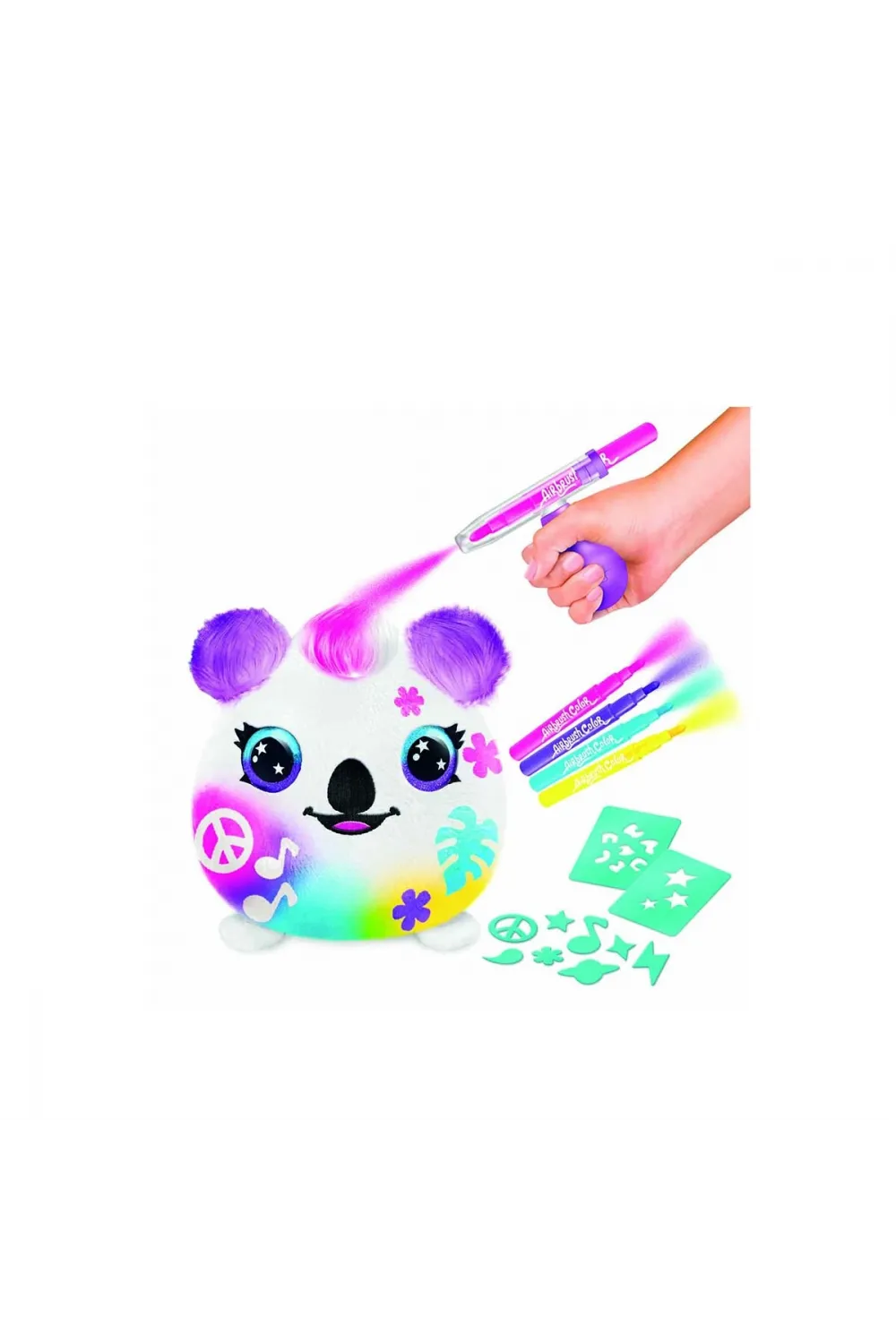28779 SUN-CNL-HOBİ SET AIRBRUSH PLUSH SQUISH PLUSH BUCKET