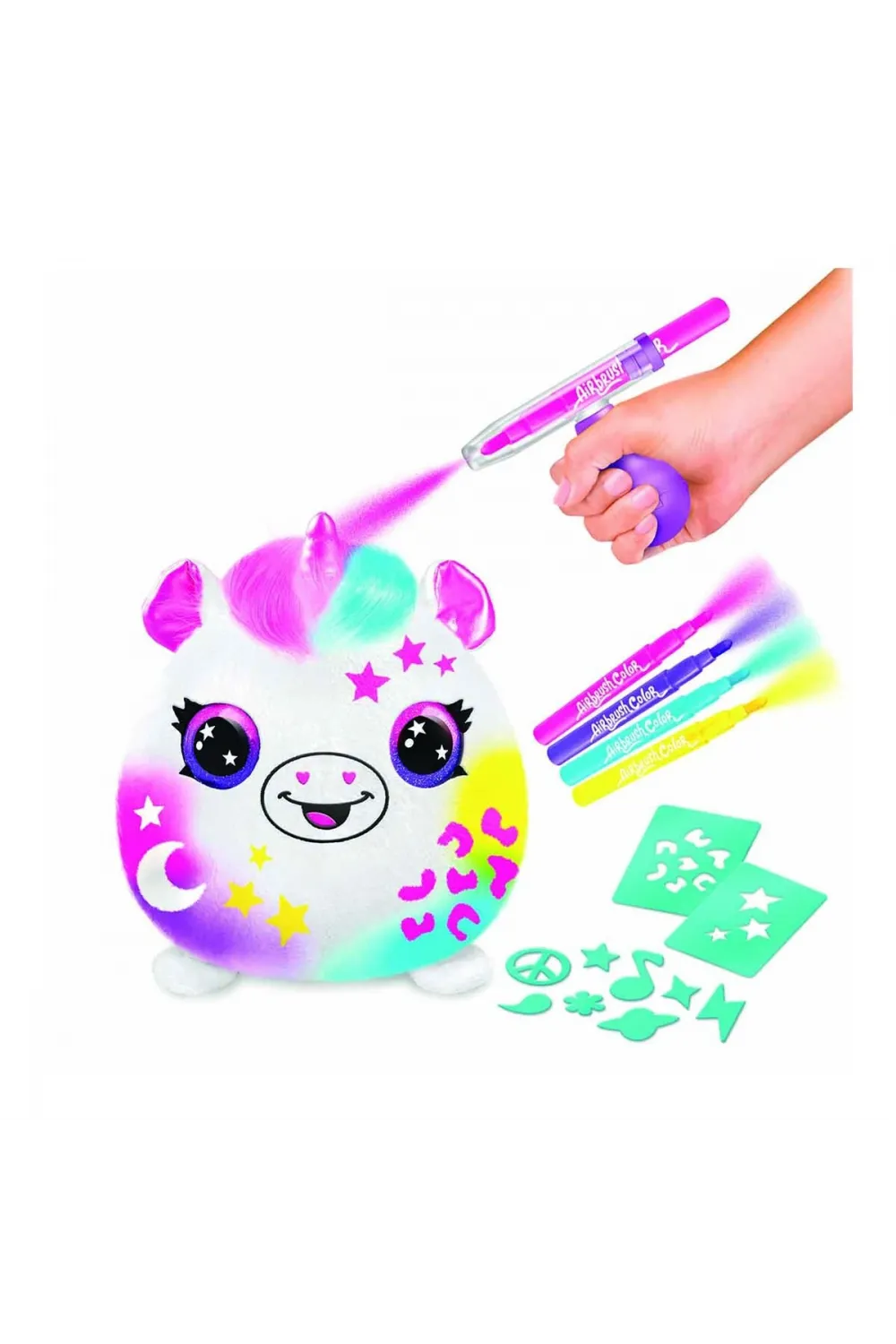 28779 SUN-CNL-HOBİ SET AIRBRUSH PLUSH SQUISH PLUSH BUCKET