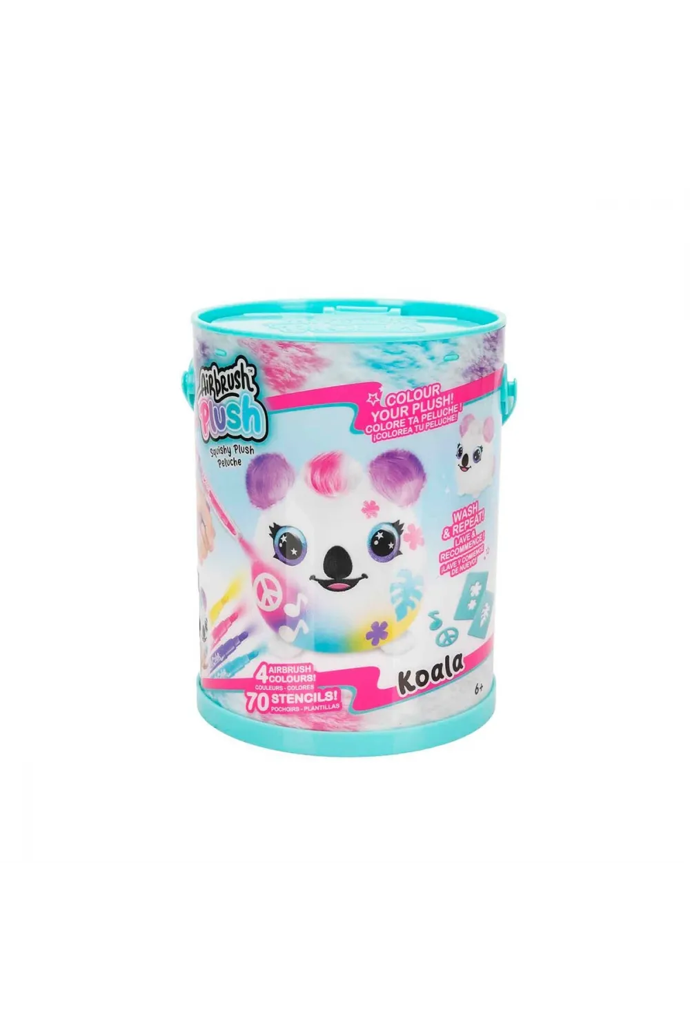 28779 SUN-CNL-HOBİ SET AIRBRUSH PLUSH SQUISH PLUSH BUCKET