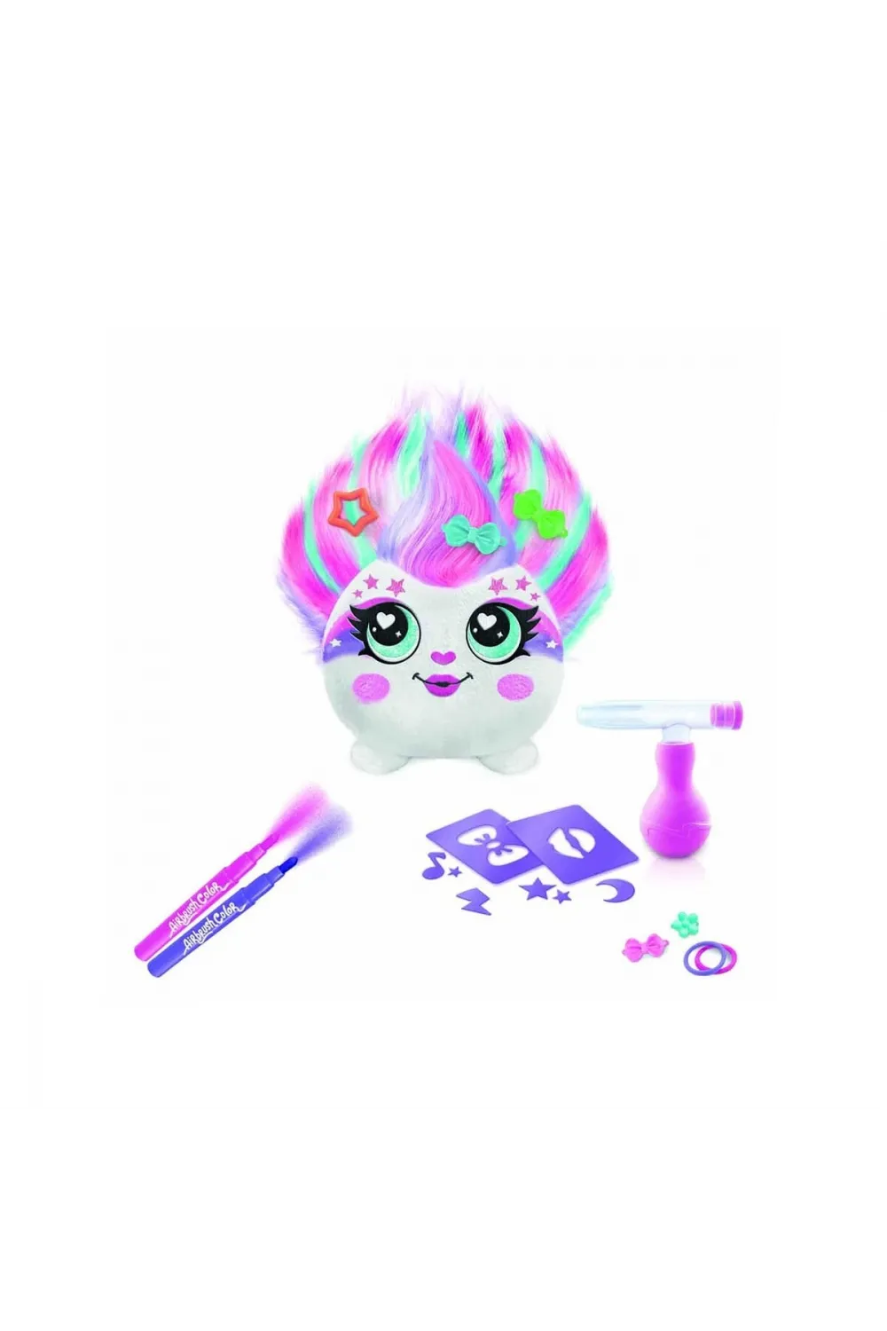 45539 SUN-CNL-HOBİ SET AIRBRUSH PLUSH HAIR IFFIC MINI 3R