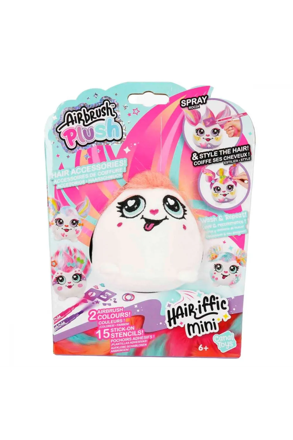 45539 SUN-CNL-HOBİ SET AIRBRUSH PLUSH HAIR IFFIC MINI 3R