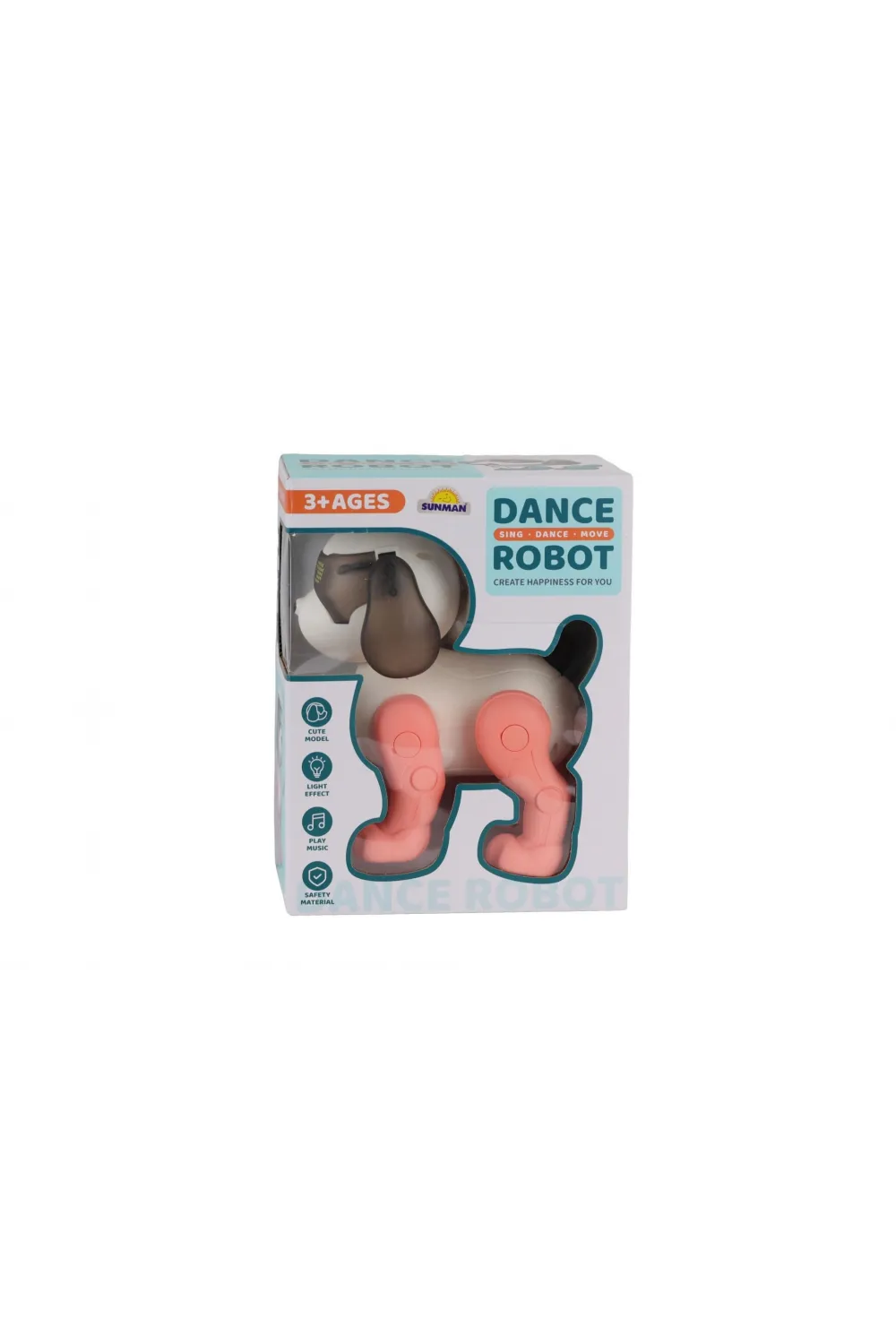 S01005107 -SUN-RST-ROBOT KÖPEK DANS MÜZİK/IŞIK B/O 2R.