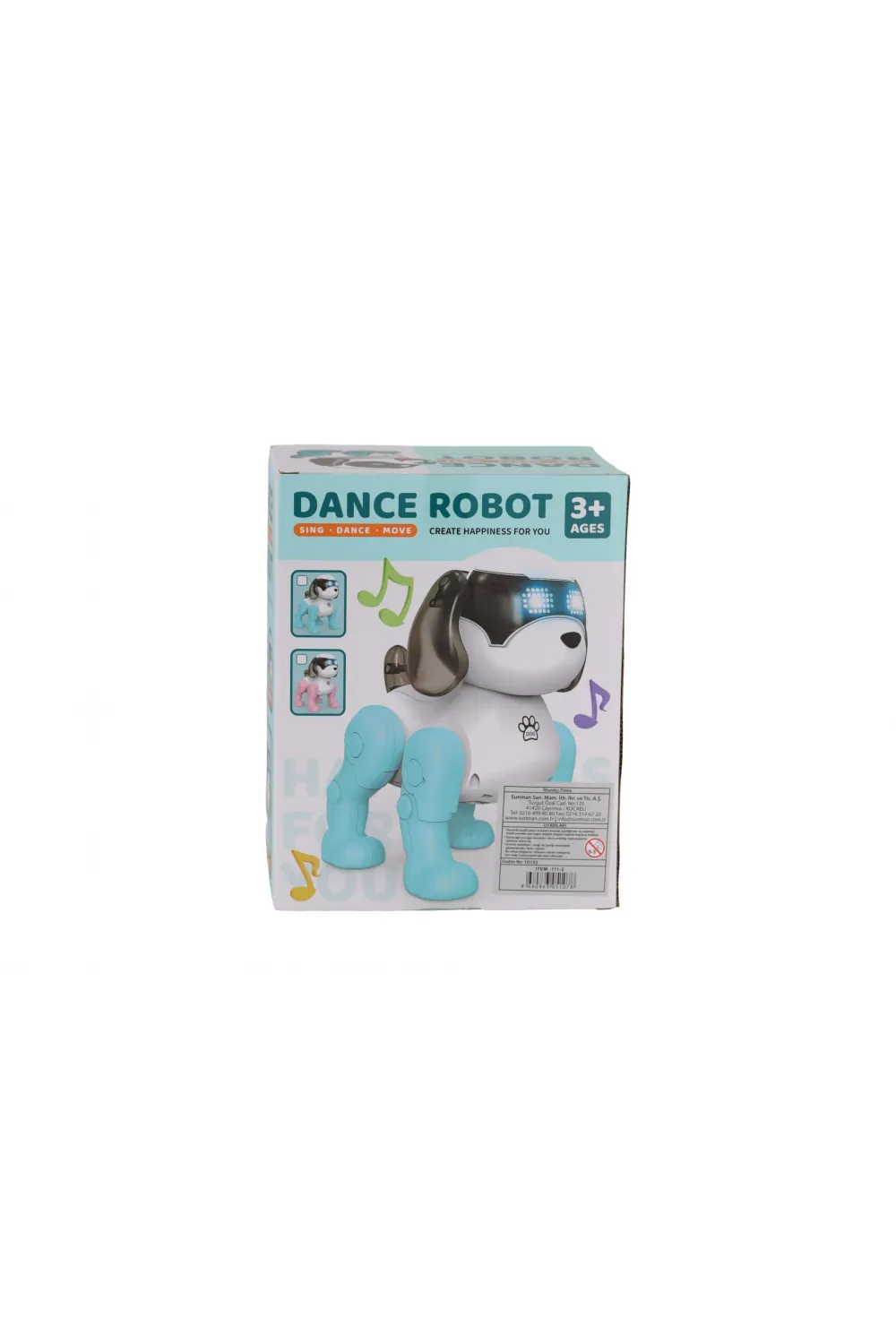 S01005107 -SUN-RST-ROBOT KÖPEK DANS MÜZİK/IŞIK B/O 2R.
