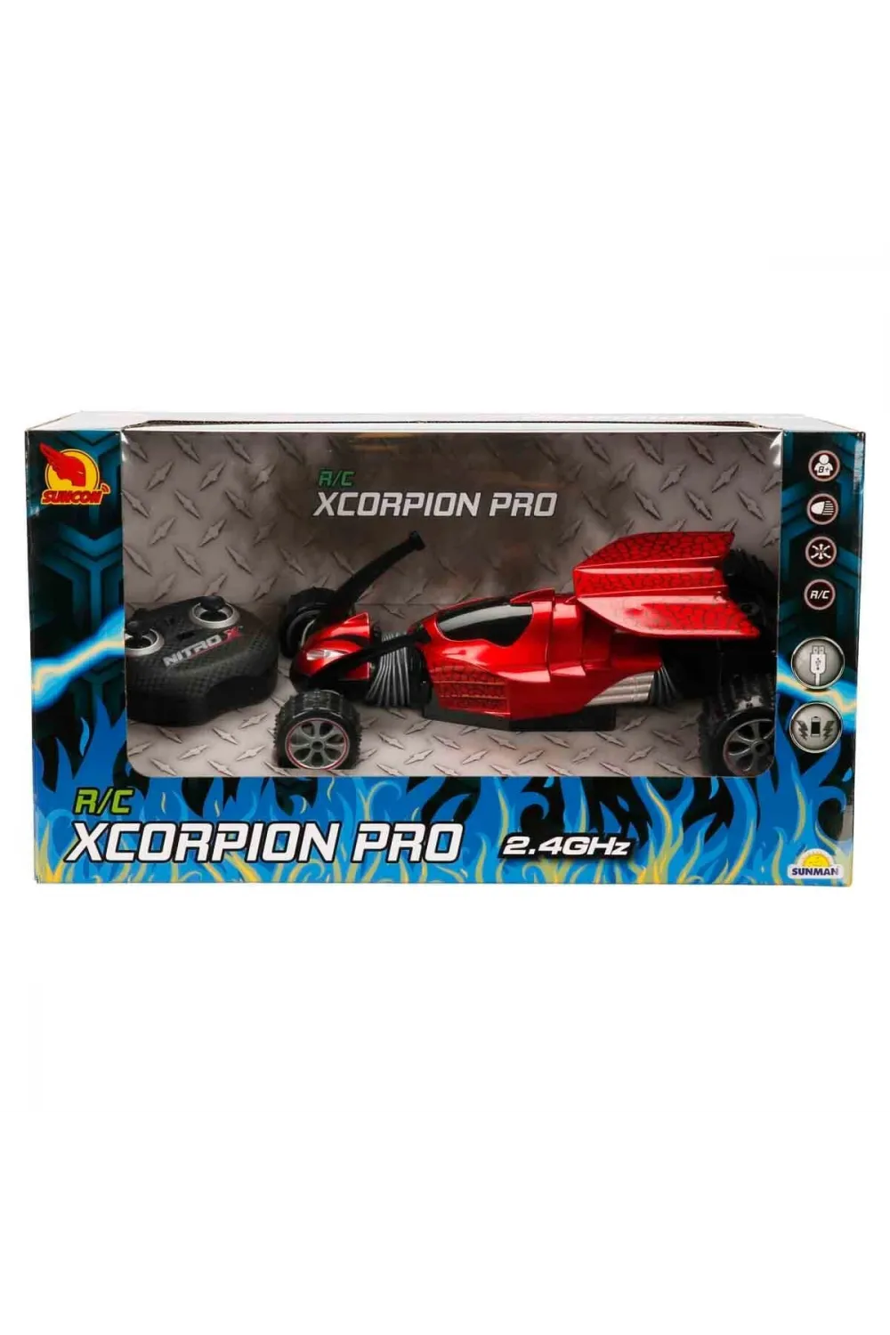 S00021011 -SUN-PMD-SNC-R/C AKROBAT XCORPION PRO 2.4GHZ.IŞIKLI