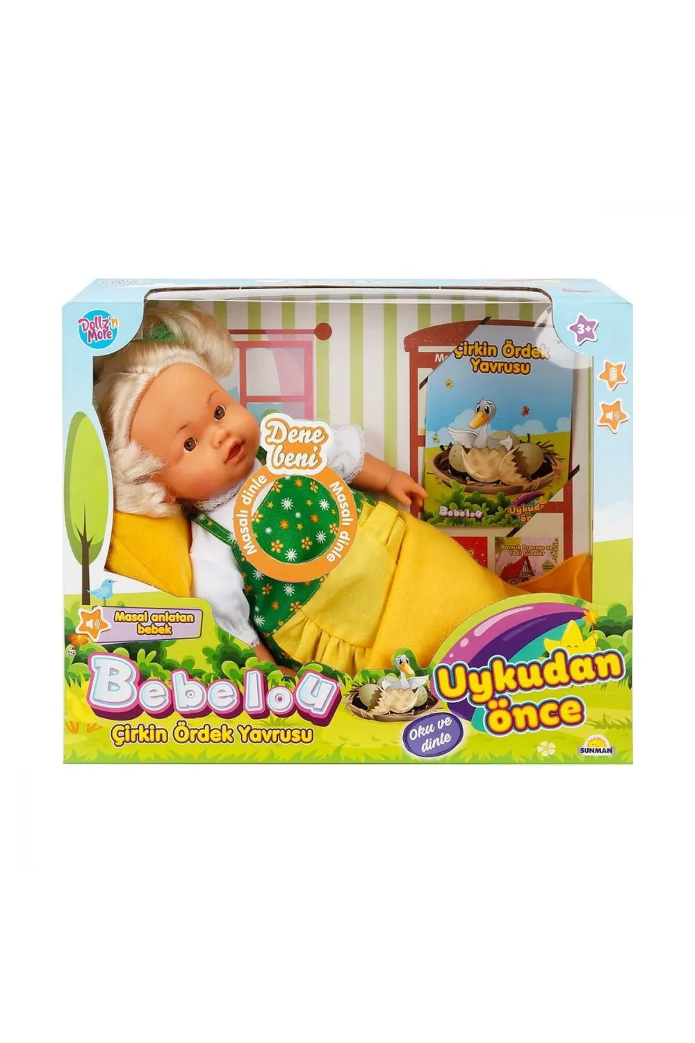 S01040032 -SUN-SABC-DZM-BEBEK SET BEBELOU UYKUDAN ÖNCE DOLGU MASAL ANLATAN ÇİRKİ