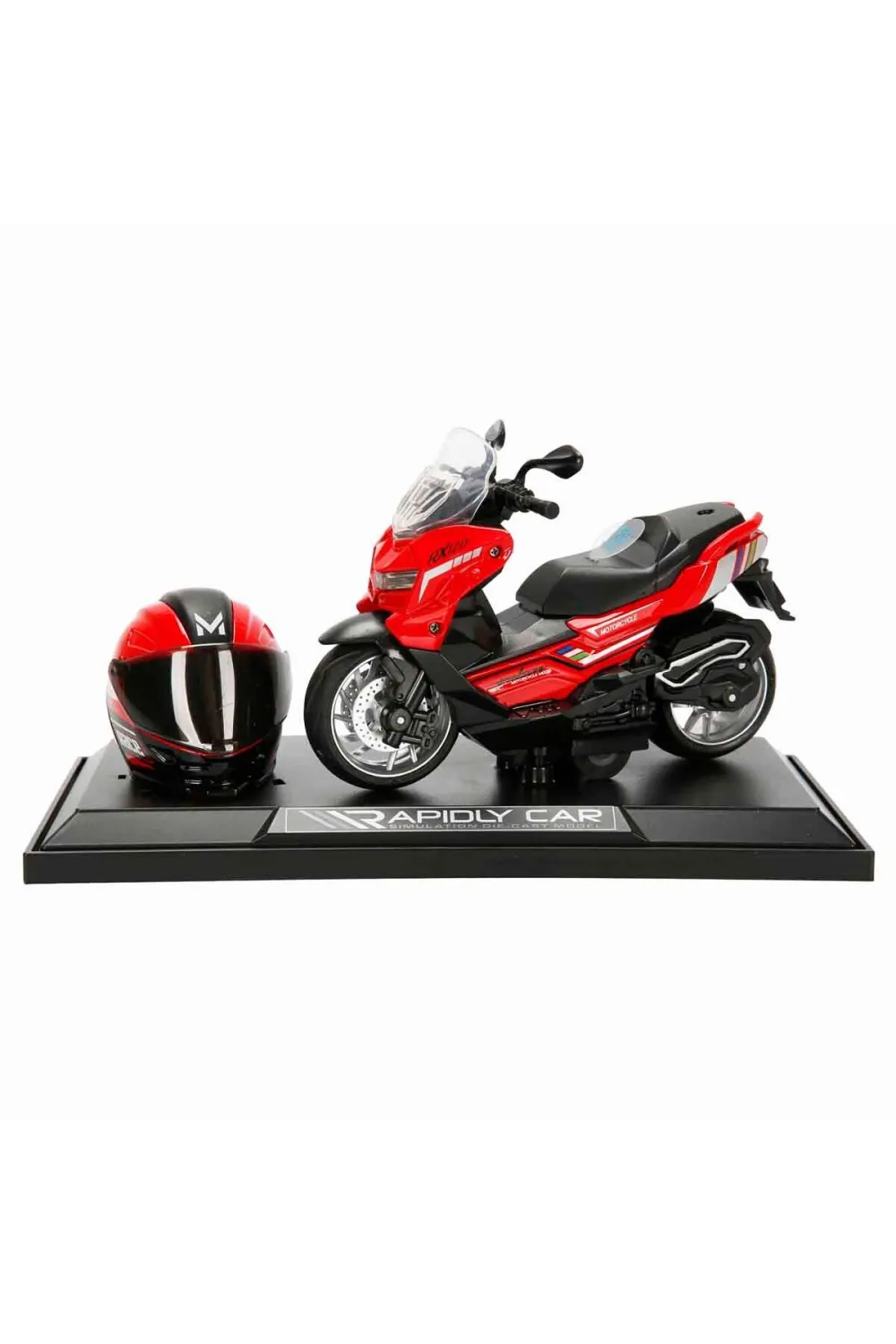 5839 SUN-MYG-MOTOSİKLET 1 12 BMW KASKLI FİGÜR PB.3R SES IŞIK