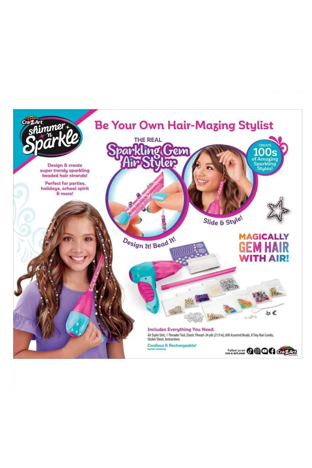 65609 SUN-CZA-HOBİ SET SHIMMER N SPARKLE SPARKLING GEM AIR STYLER