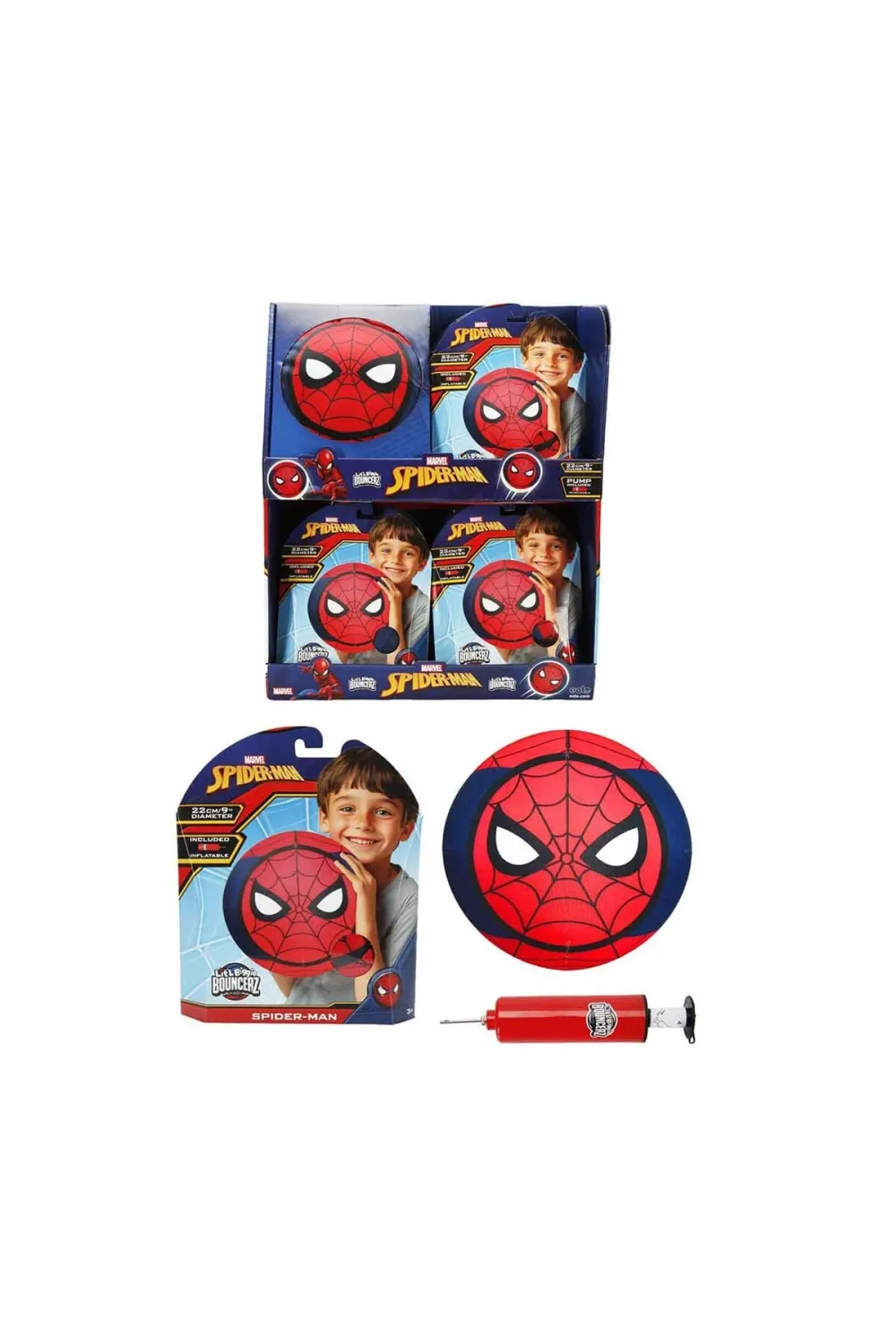 73298 SUN-EOL-PELUŞ LITTLE BIGGIES BOUNCERZ READY TO BOUNCE SPIDERMAN SMAN 9D
