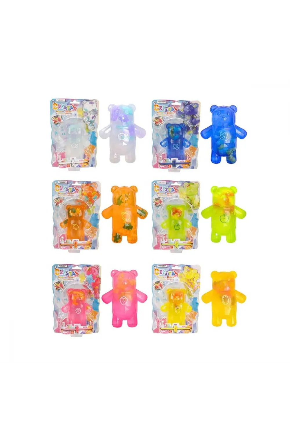 12348 SUN-BTF-FİGÜR CRYSTAL GUMMY BEARS FOREVER SERIES 14CM 6A(Belirtilen fiyat, tekli satış için adet fiyatıdır.)
