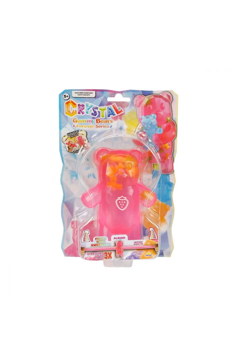 12348 SUN-BTF-FİGÜR CRYSTAL GUMMY BEARS FOREVER SERIES 14CM 6A(Belirtilen fiyat, tekli satış için adet fiyatıdır.)