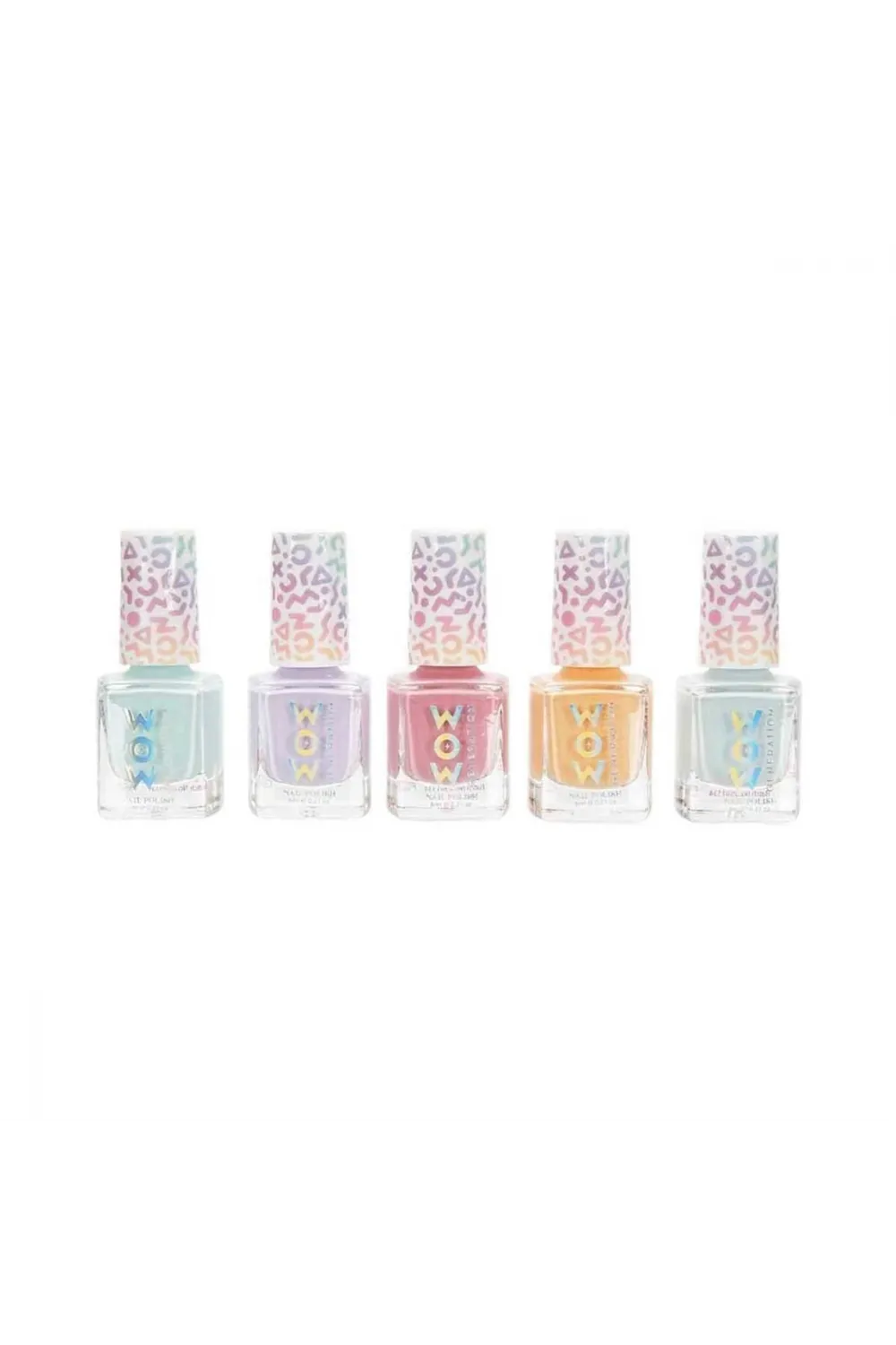 S00086712 - WOW Generation Pastel Renkli 5li Oje Seti