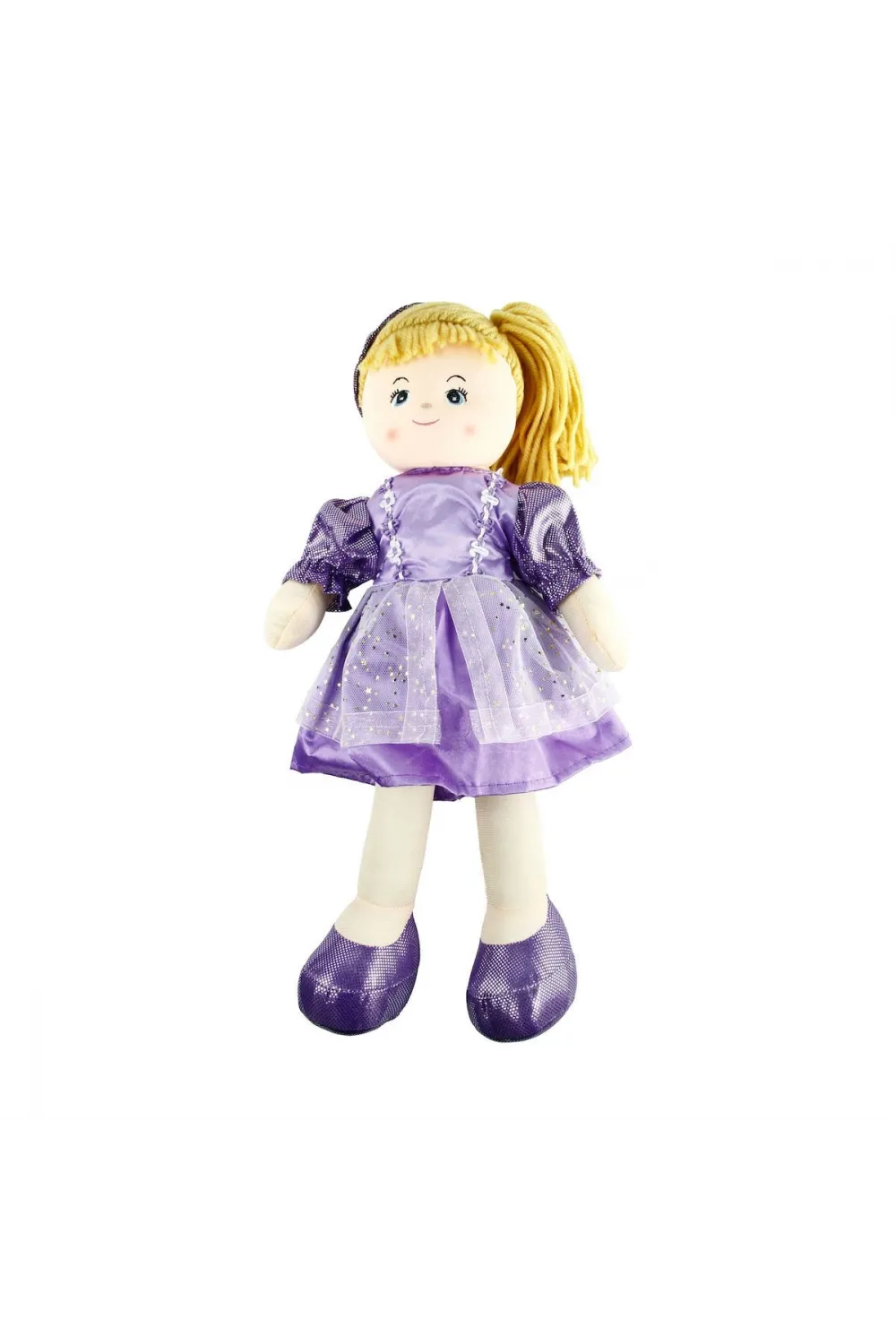 AY950C Parlak Elbiseli Bez Bebek 50 cm -Vardem