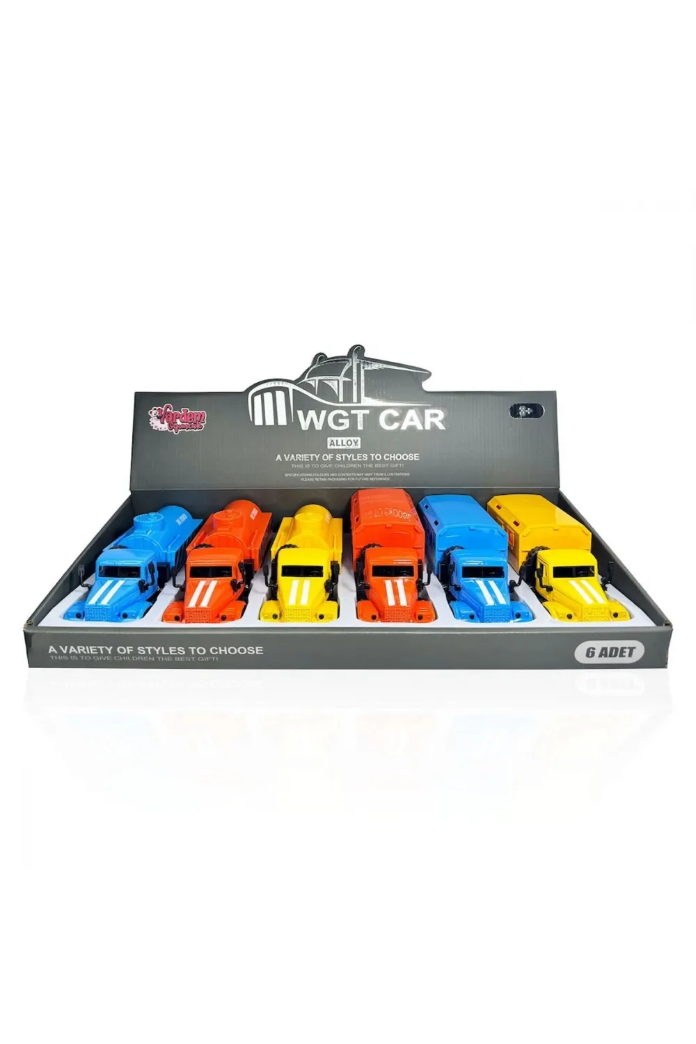 WK-2217-6 Çek Bırak 1:50 Tanker Off Road -Vardem Oyuncak