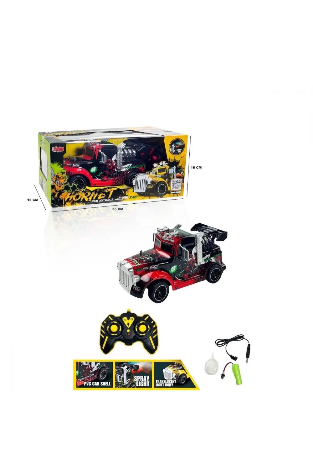 RQ3020  Kumandalı  Buhar Çıkartan Çekici Tır Kafası