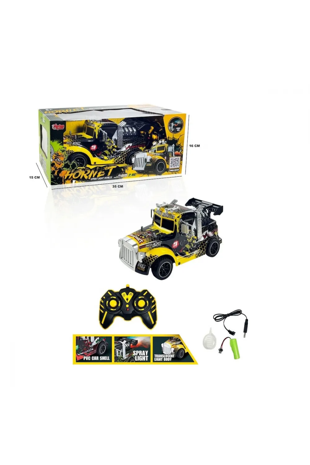 RQ3020  Kumandalı  Buhar Çıkartan Çekici Tır Kafası