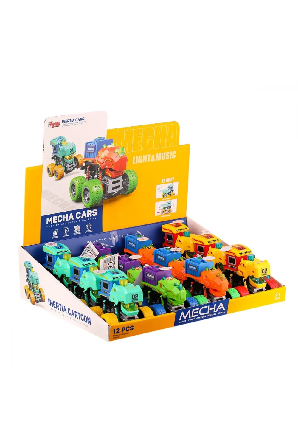 MG-D500-21 Işıklı Müzikli Gergedan / Su Aygırı -Vardem Oyuncak