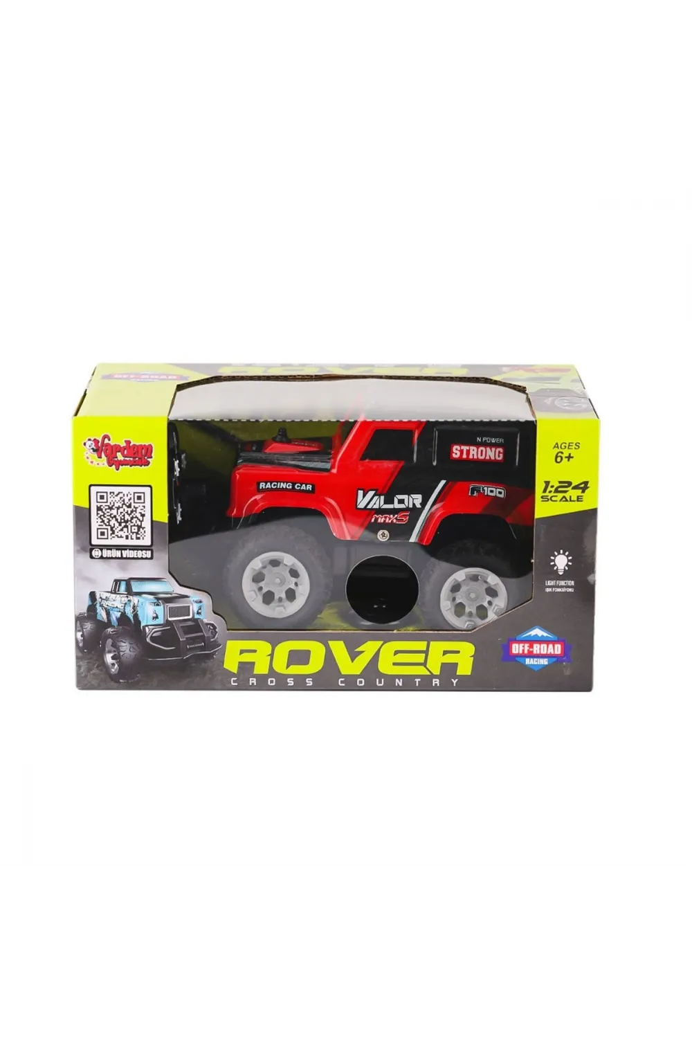 SYR-666-842-3-4-5-6-7 Kumandalı Şarjlı Rover Off Road Işıklı araba 1:24 -Vardem Oyuncak