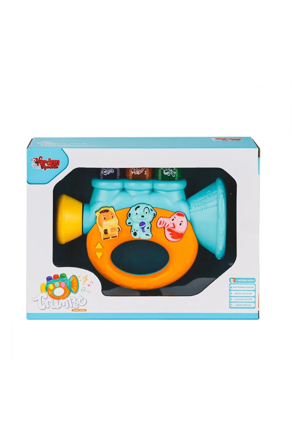 JLG-855-37A Işıklı ve Müzikli Trompet Bebek Pianosu -Vardem Oyuncak