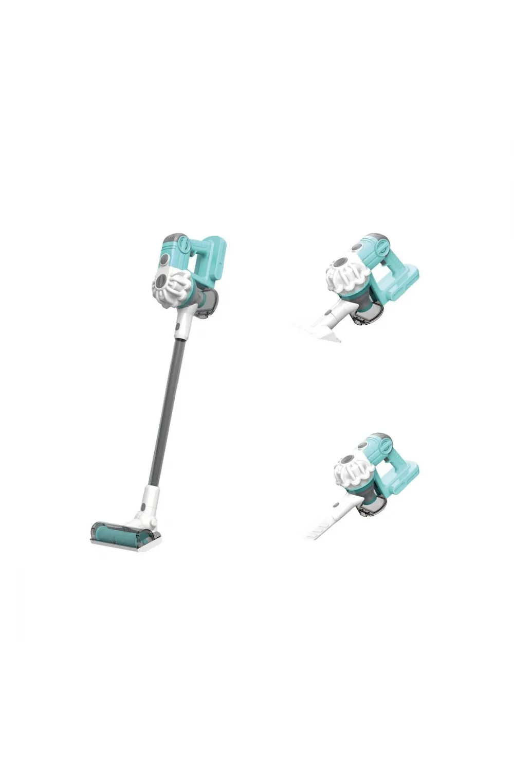 LS8807Q Vardem Dikey Elektrik Süpürgesi  Kapalı Kutu Yeşil-Gri  3 in1