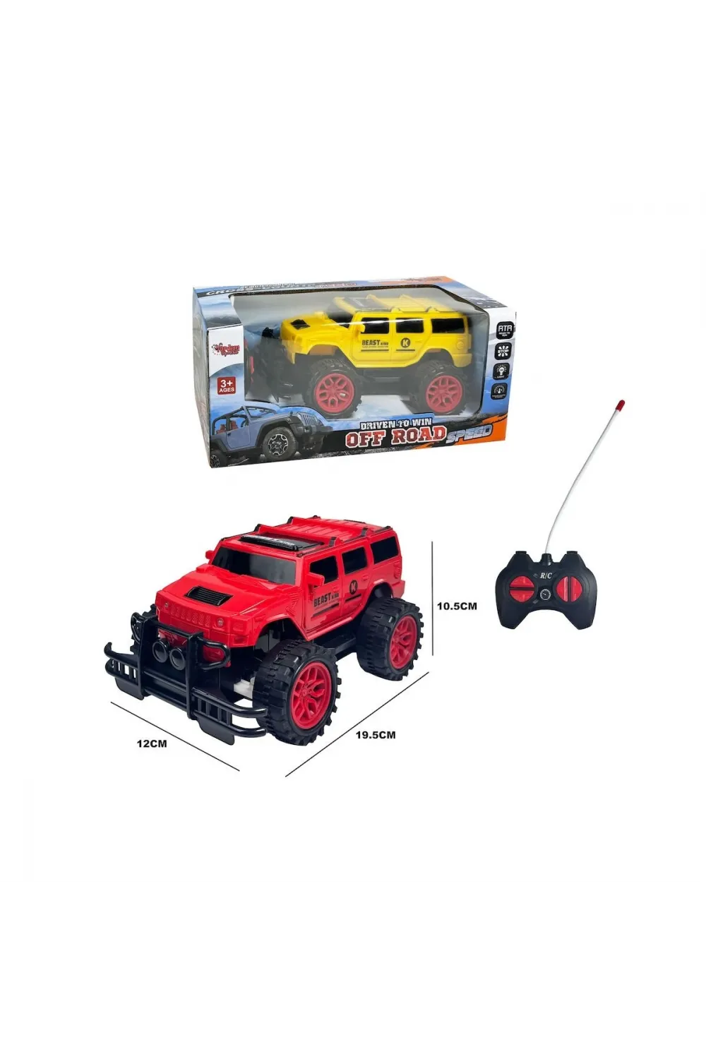 XF-789-905A-Vardem Uzaktan Kumandalı Işıklı Jeep Cross-Country 1:20