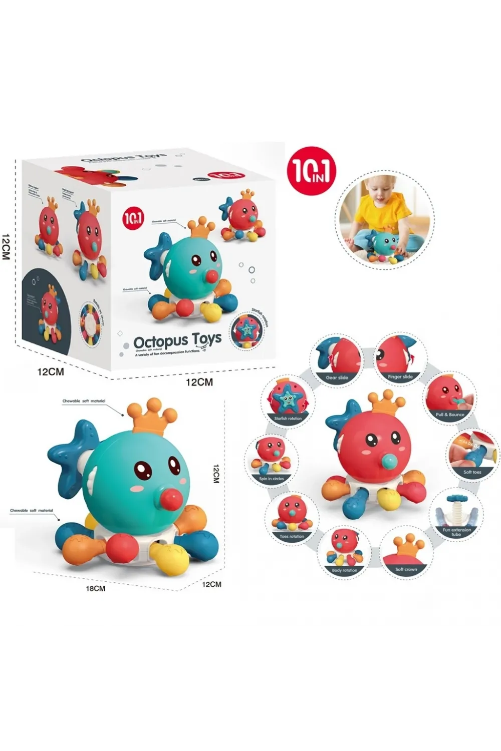 BIB6033 10 IN 1 DIS KASIYICILI AHTAPOT