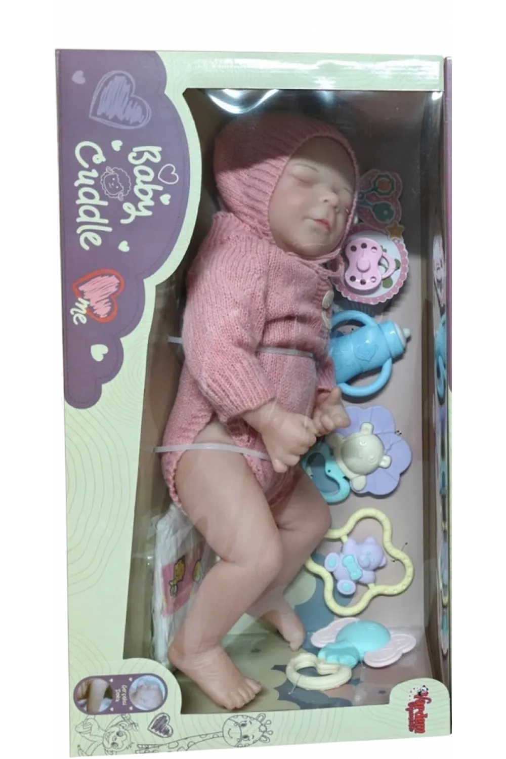 KNG-902-5 905-2 KUT 43 CM GERÇEKÇİ BEBEK VE