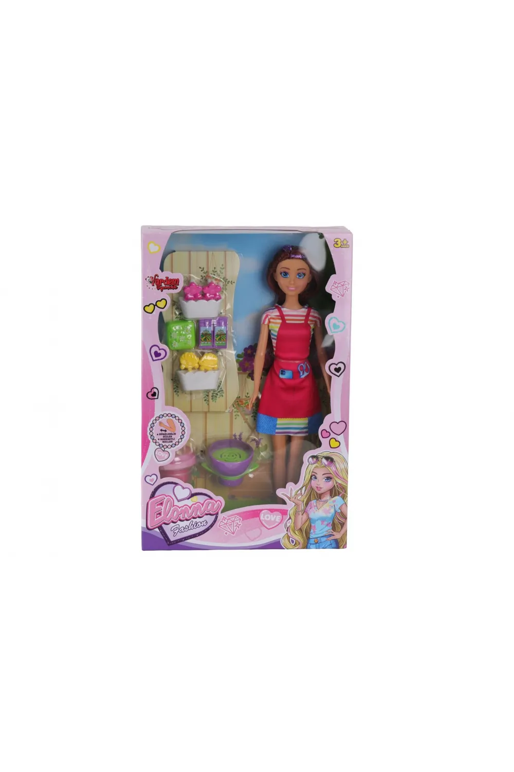 WG-661005 KUTULU 29CM AKSESUARLI ÇİÇEKÇİ