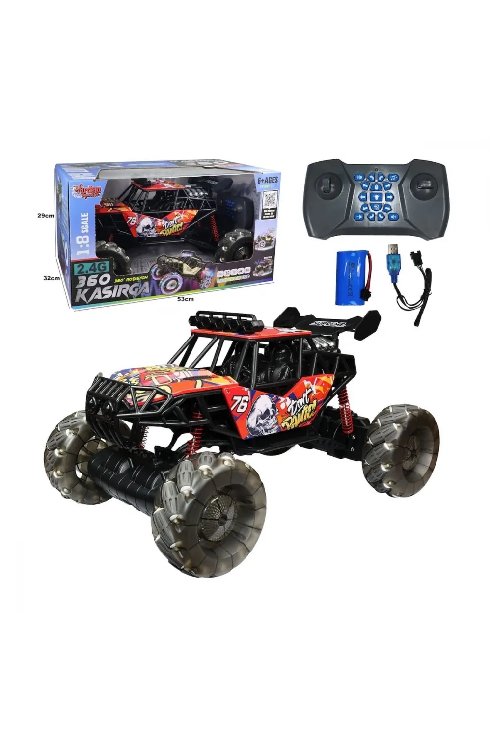 VRD 10696 UK FF 1 8 2 4G OFF ROAD ŞARJLI