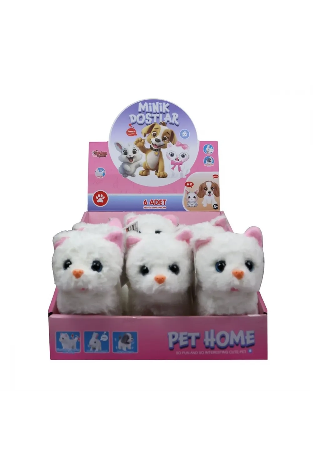 VRD10644 PELUŞ EVCİL KEDİ (SESLİ VE(Belirtilen fiyat, tekli satış için adet fiyatıdır.)