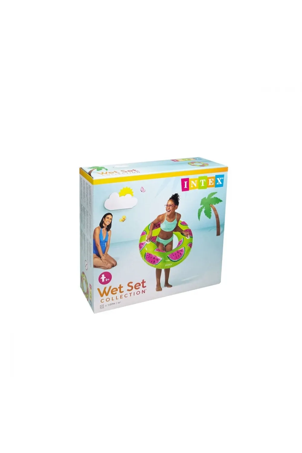 IS56261 Intex Tropikal Meyve Desenli Simit 107 cm (9+ Yaş)