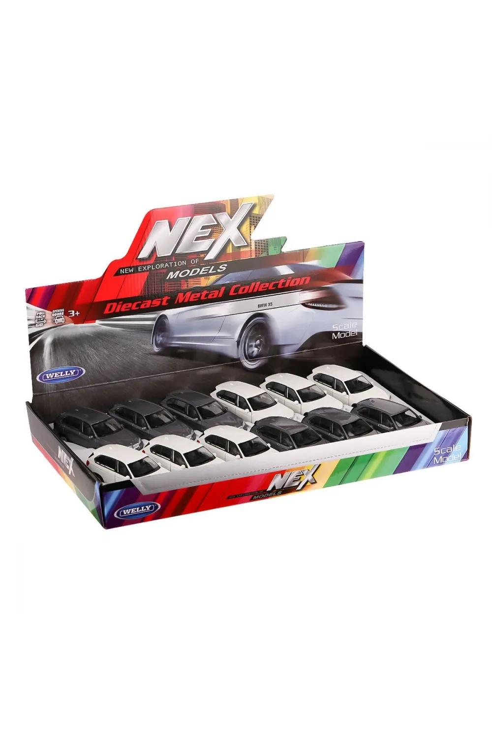 43691 Welly BMW X5 Çek Bırak Model Araba -Karsan Oyuncak