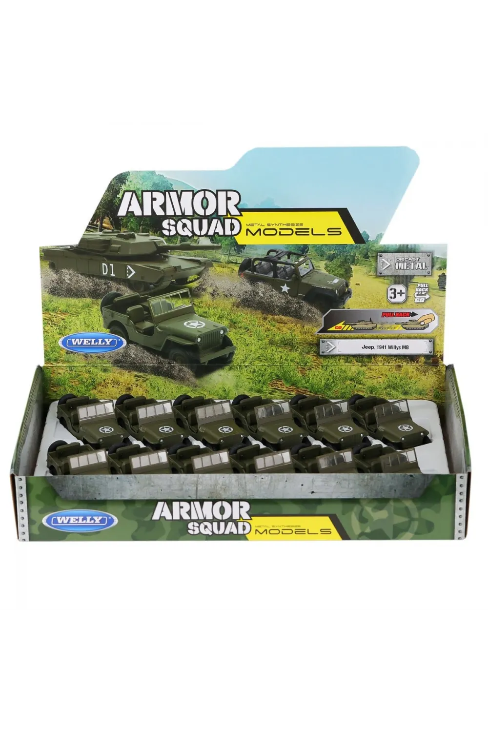 43723 Welly Jeep Willys 1:32 -Karsan Oyuncak