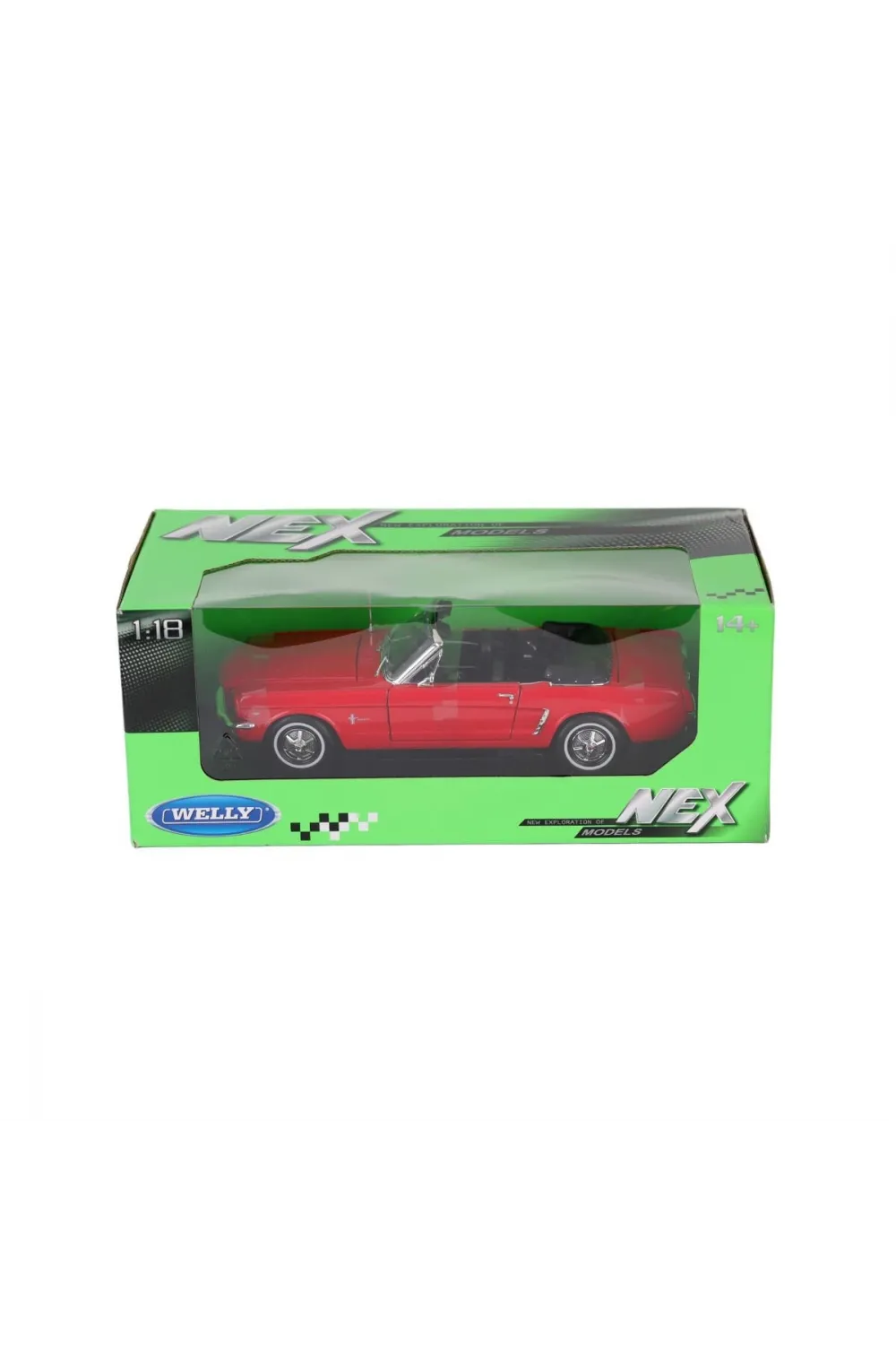 12519C WELLY 1 18 1964 1 2 FORD MUSTANG CO
