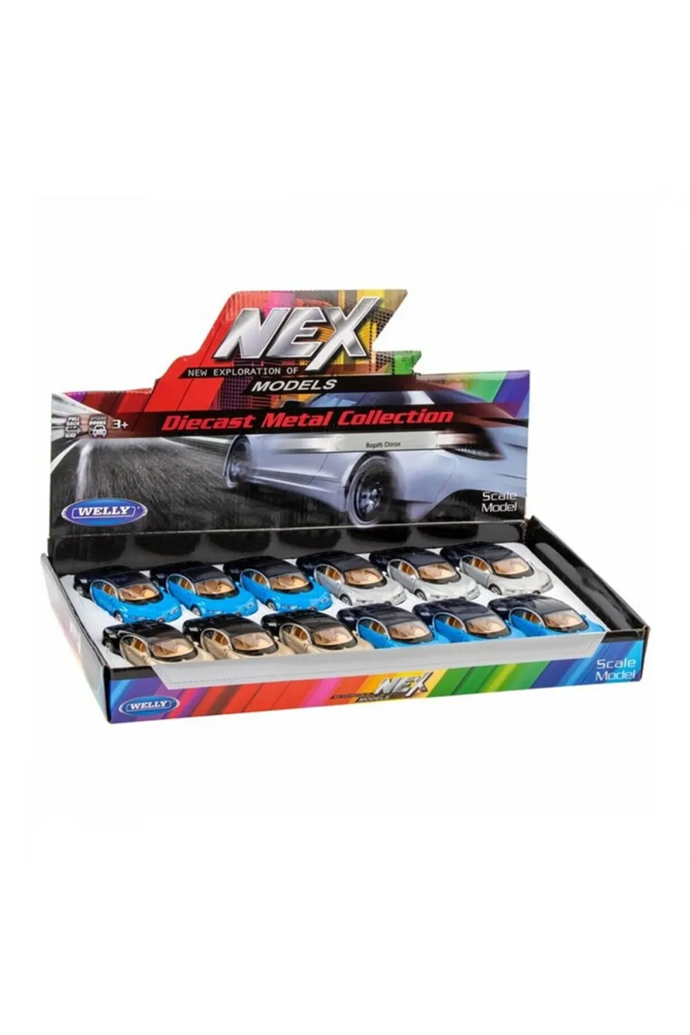 43738 WELLY DIE CAST PULL BACK BUGATTI CH(Belirtilen fiyat, tekli satış için adet fiyatıdır.)
